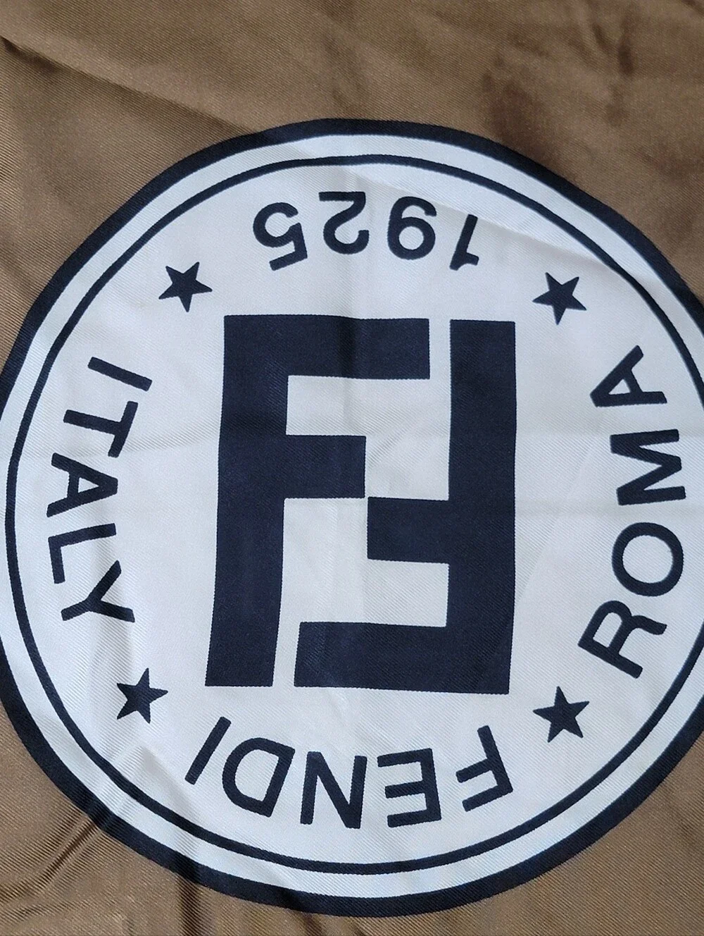 FENDI Roma FF 100% Silk Scarf
